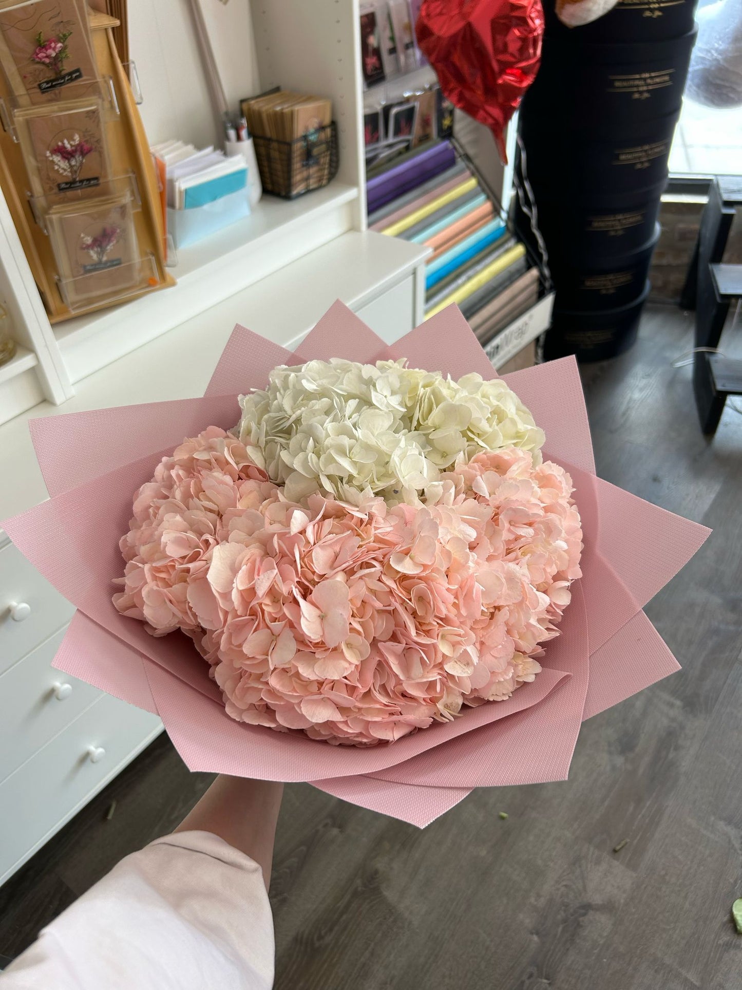 Small Bouquet of Hydrangeas