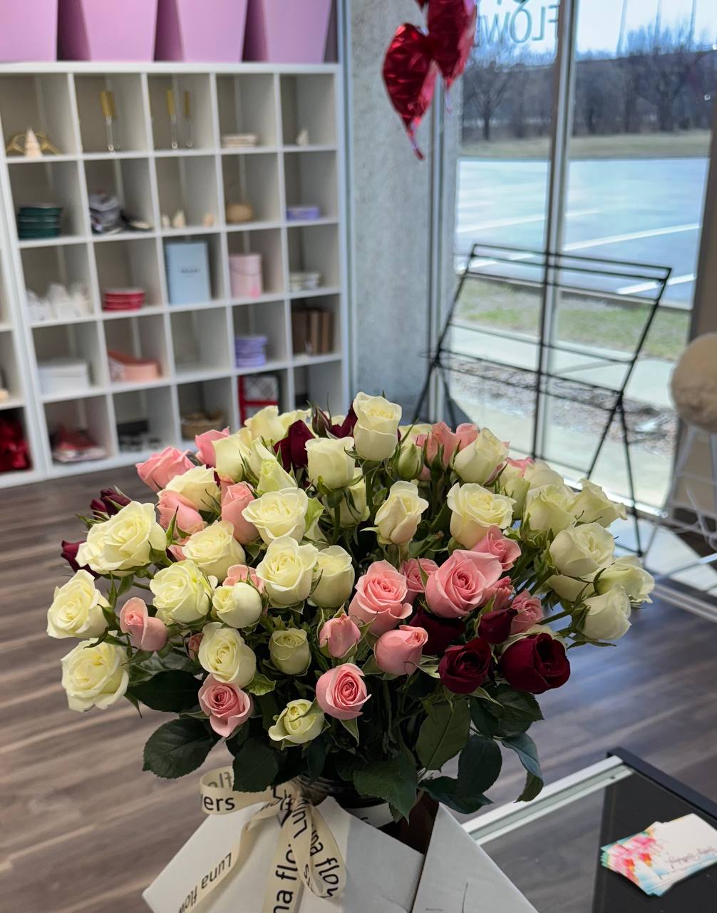 Spray Roses in a Vase