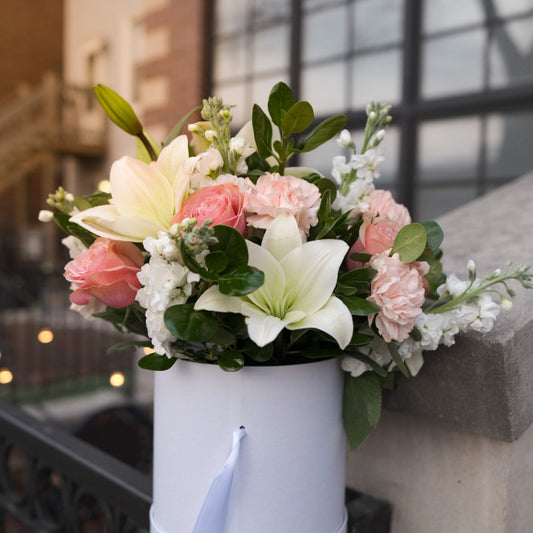 Mix Arrangement with Lilies and Roses