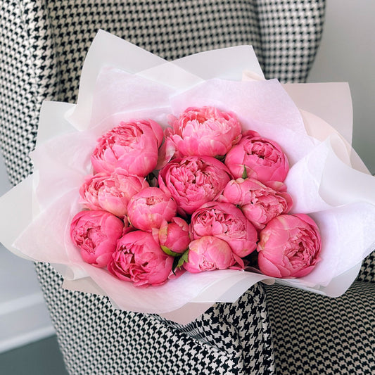 Coral Peonies Bouquet