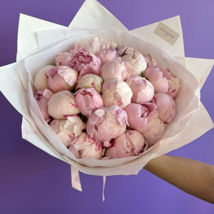 Pink peonies