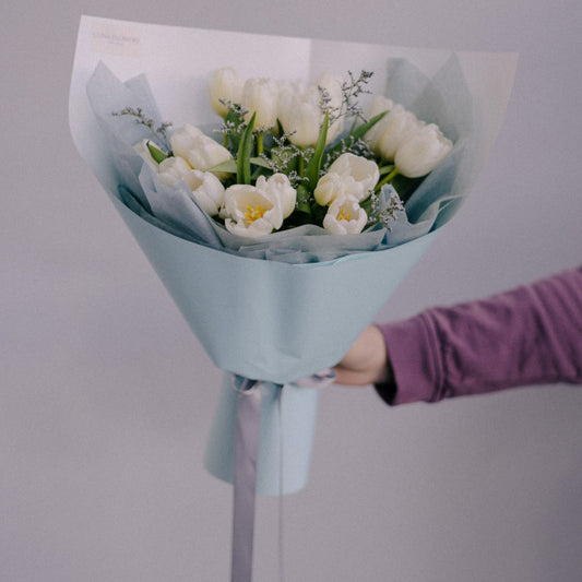 White Tulips Bouquet